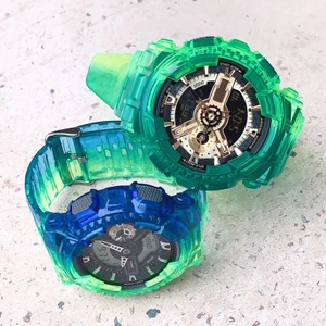 Dây Đồng Hồ Thể Thao Bằng Cao Su Chống Nước Cho Casio G-Shock Ga100 Ga110 Gd120 100 Gsl100