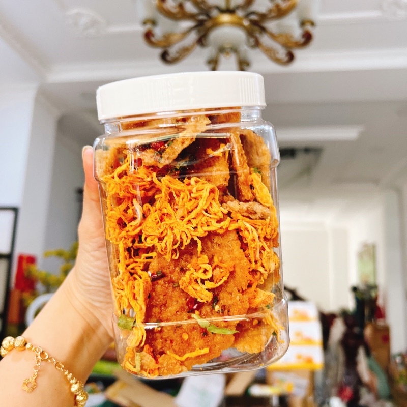 Cơm Cháy Chiên Mắm Lắc Khô Gà lá chanh 300g, 350gr,500gr