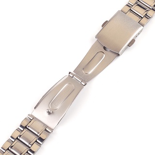 Dây Đồng Hồ Thay Thế Bằng Thép Không Gỉ 18mm / 20mm / 22mm / 24mm Màu Đen / Bạc Cho Nam Và Nữ
