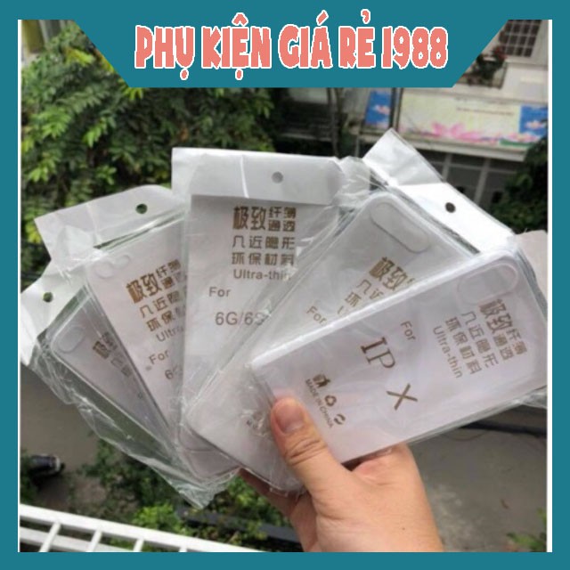 Ốp Lưng iPhone Trong Dẻo TPU  cho 5 đến 16 pro max