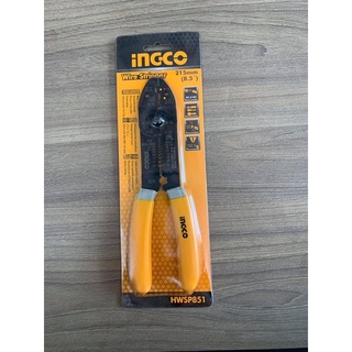 ĐỒ NGHỀ INGCO Kềm tuốt dây điện đa năng 8.5"/215mm HWSP851