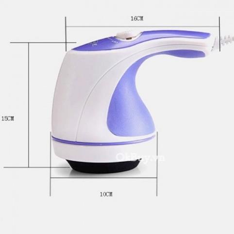Máy Mát Xa Cầm Tay - Máy Massage Trị Liệu Đau Nhức Toàn Thân 5 Đầu Relax , Máy massage cổ vai gáy cho cảm giác thoải mái