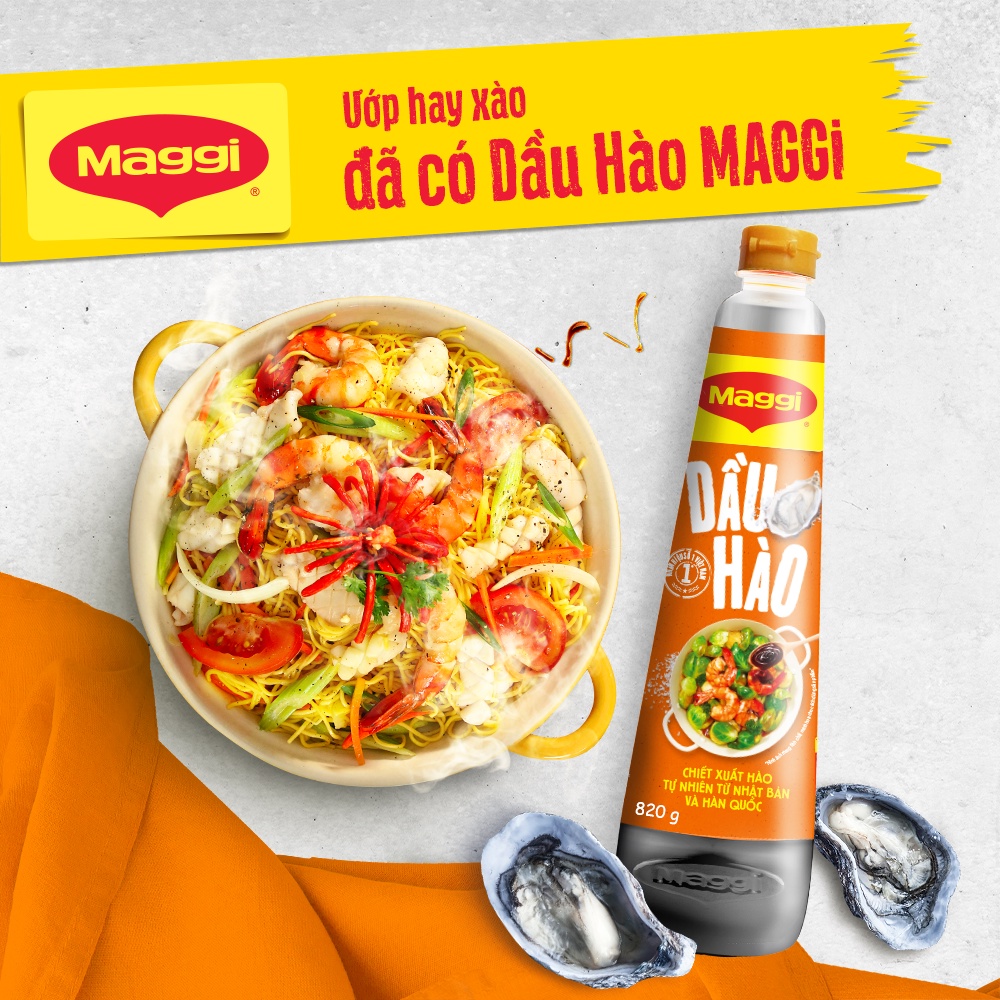Dầu Hào Maggi 150g 350gr 820G Phù Hợp Nhất Cho Món Xào, Ngoài Ra Còn Có Thể  Sử Dụng Cho Món Kho,Món Ăn Đậm Đà | Shopee Việt Nam