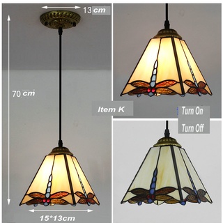 Đèn LED Treo Mặt Kính Phong Cách Địa Trung Hải Độc Đáo
