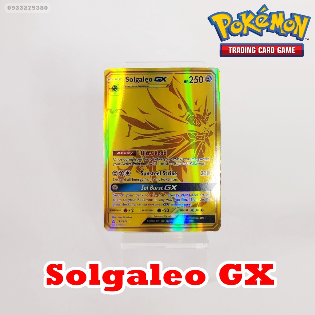 Pokémon TCG: Solgaleo GX (155/149) - SM1 Sol e Lua - Pokémon Company -  Jogos de Cartas - Magazine Luiza