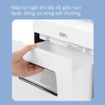 Máy Hủy Tài Liệu Cao Cấp Deli Chính Hãng - Phù Hợp Bảo Mật Giấy Tờ Trong Doanh Nghiệp, Văn Phòng, Nhà Trường E9921-EU — ảnh 4