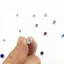 SAIA 12 Cặp / bộ Quà Tặng Cho Bạn Bè Nam / Nữ Thời Trang Hình Tròn 3 / 4 / 5 / 6 / 7MM Kích Thích Bấm huyệt
