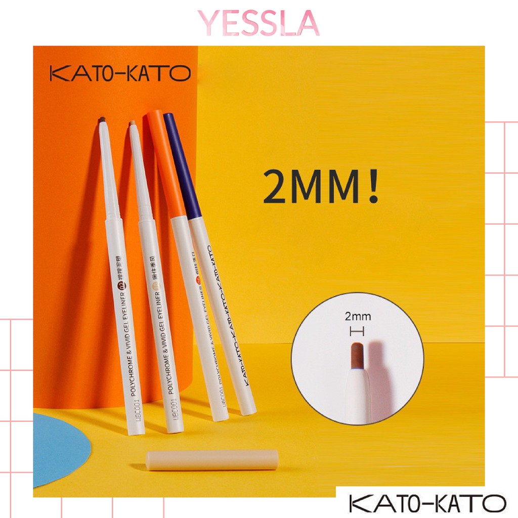 KATO Bút kẻ mắt không thấm nước, lâu trôi KatoKato Polychrome