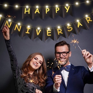 Dây Cờ Trang Trí Chữ HAPPY ANNIVERSARY