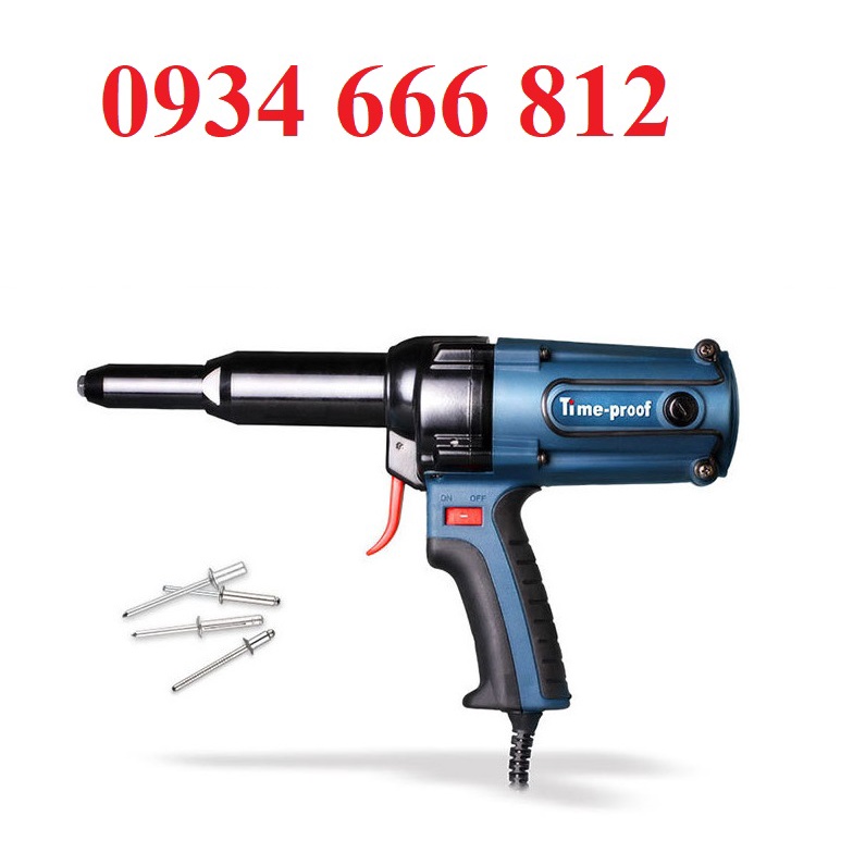 Súng rút đinh rive điện 220v TIME PROOF TAC500 rút đinh nhôm và đinh ...