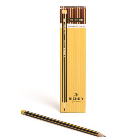 Bút chì gỗ lục giác cao cấp Bizner Thiên Long BIZ-P01- Độ cứng HB- nét viết ra đều phù hợp cho mọi lứa tuổi