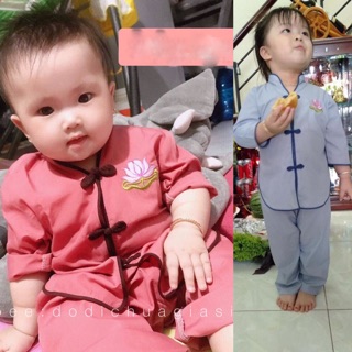 Đồ Lam Đi Chùa # Cổ Tàu # Đồ Bộ Bé Gái # Quần Áo Bé