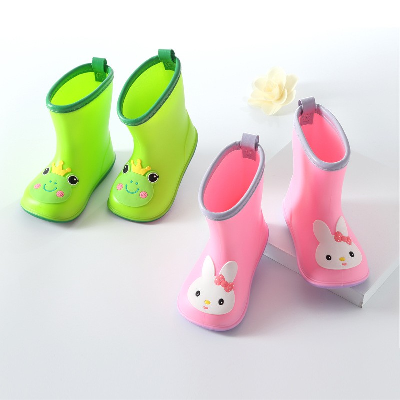 Combo ủng áo mưa cho bé (hàng cao cấp) áo mưa liền thân AMLT01 + UN0101