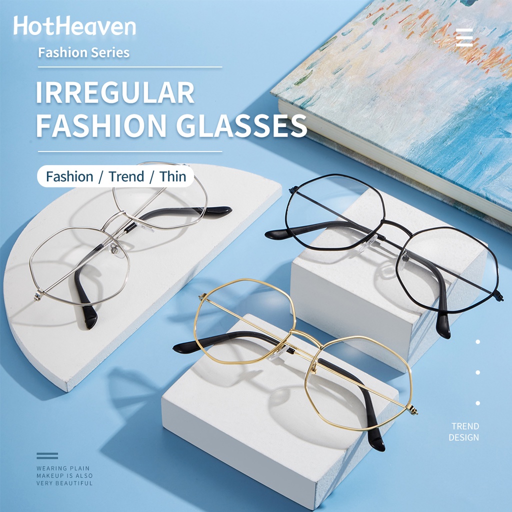 Kính Full Rim Unisex Thời Trang Ngoài Trời, Khung Kim Loại Không Đều ...