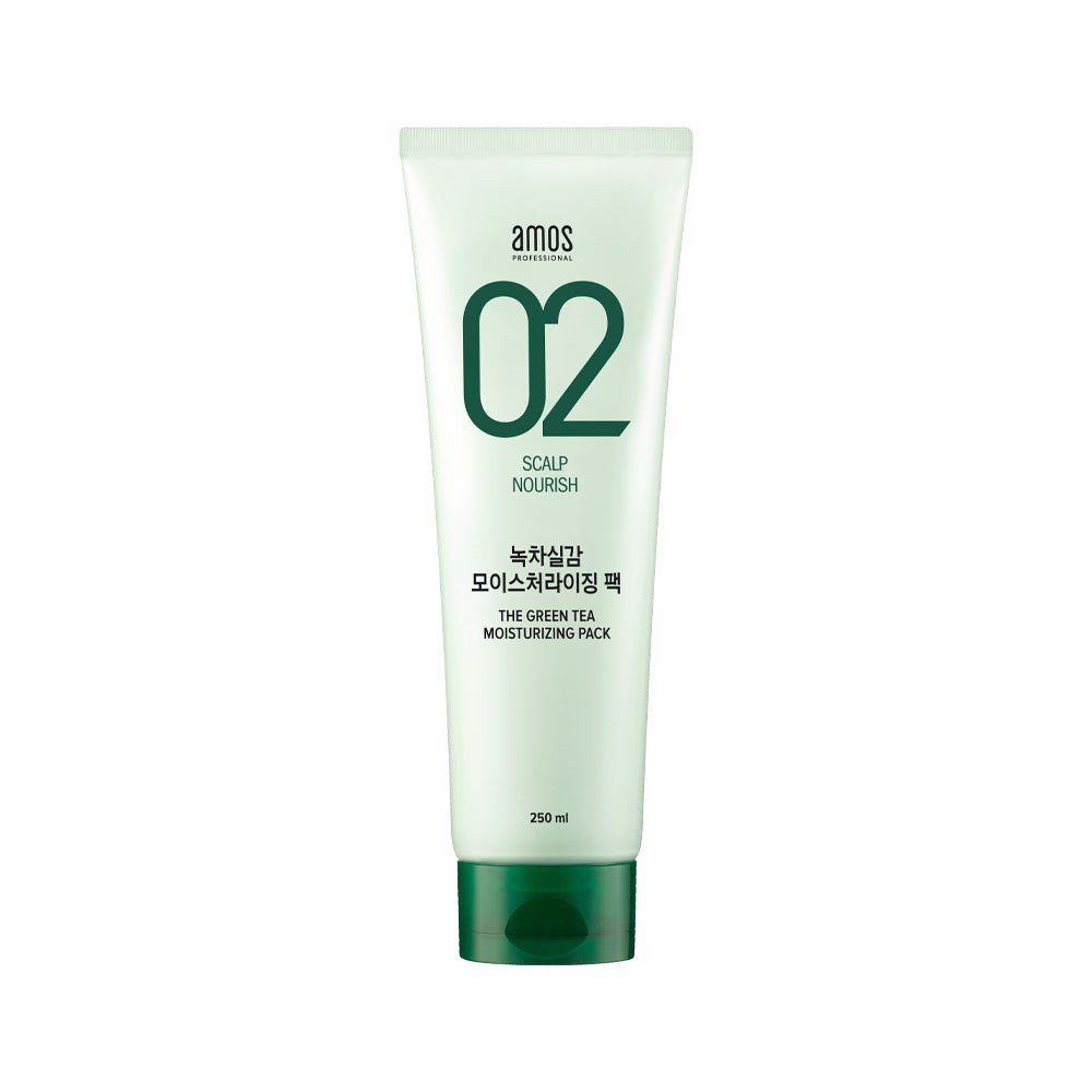 Kem ủ tóc AMOS PROFESSIONAL The Greentea Moisturizing Pack 250ml Daily Beauty Official