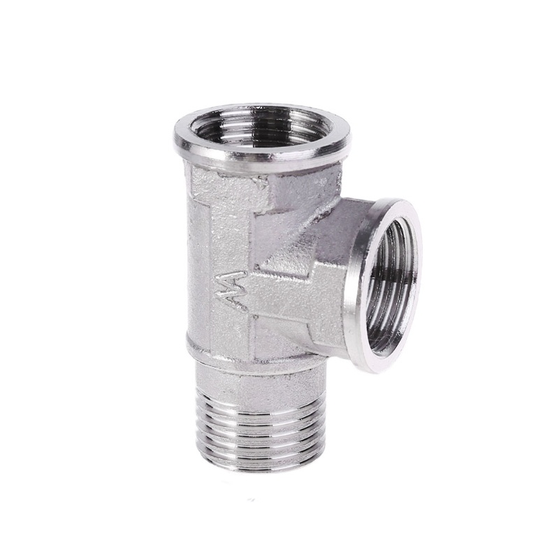 SHI G1 2 Tee Phụ kiện ống nước 3 chiều Thép không gỉ cho loại T có ren