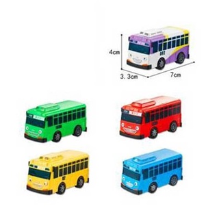 5 pcs Cars Toy The Little Bus TAYO Friends Special Set