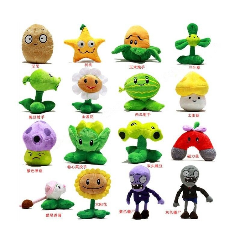 Thực vật vs. ZOMBIES PVZ Mềm Đồ Chơi Nhồi Bông Hoạt Hình Mềm Mại Sang Trọng Búp Bê Đồ Chơi Sang Trọng Búp Bê Xmas Cho Trẻ Em 30cm