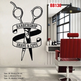 Decal dán làm đẹp cửa tiệm Barber và Salon, thu hút khách hàng, tạo điểm nhấn cho tiệm  P9