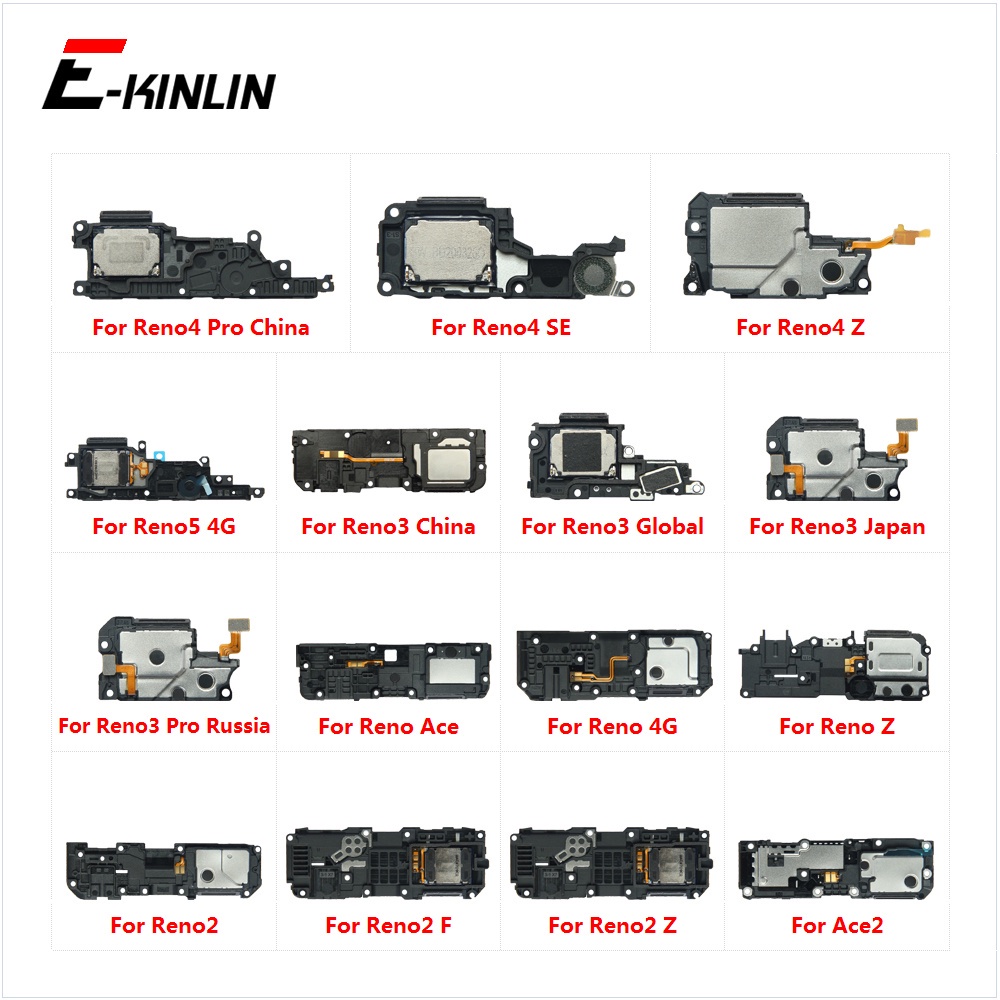 Phía Sau Bên Trong Ringer Buzzer Loa Loa Mềm Cáp Cho OPPO Reno5 Reno4 Reno3 Reno2 Pro SE Z F Ace Ace2 Thay Thế Các Bộ Phận