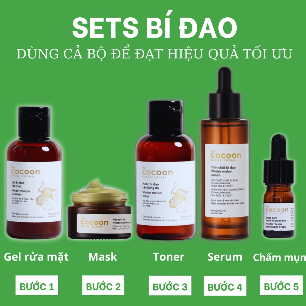 Ảnh Tinh chất bí đao (serum) 7% Niacinamide sạch mụn chuyên sâu & mờ vết thâm 70ml 3