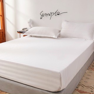 Bộ ga giường và vỏ gối 3F trắng tinh M2Tbedding ga gối nhập khẩu dành cho home stay khách sạn nhà nghỉ