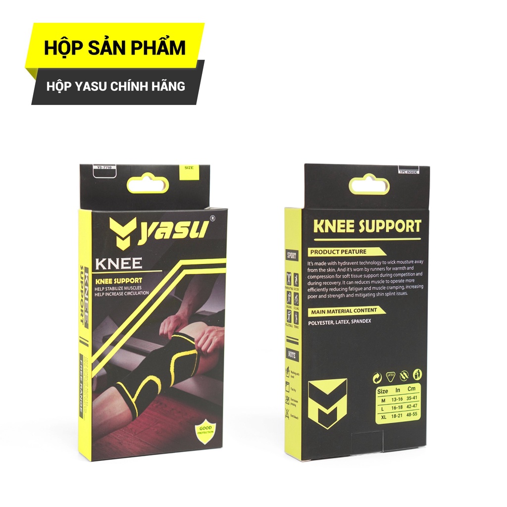 Ảnh Băng gối thể thao bóng đá, bóng chuyền co giãn đàn hồi cao cấp YASU YS7718 (1 chiếc) 3
