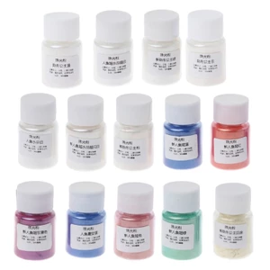 Bột mica bùn pha lê nhuộm nhựa resin màu ánh ngọc trai dùng để làm trang sức