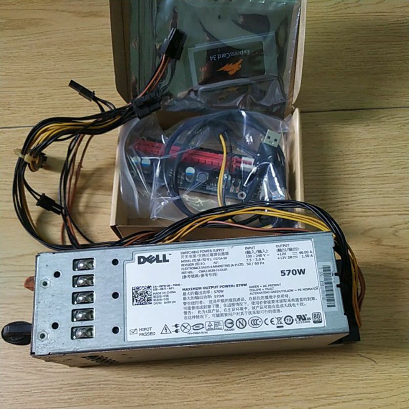 Combo mạch eGPU cổng expresscard kèm nguồn server | Shopee Việt Nam