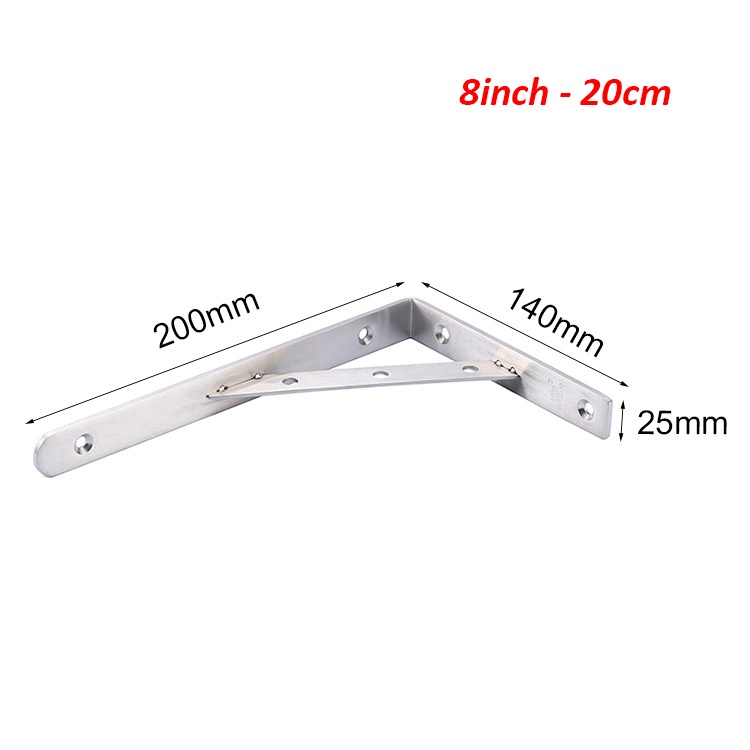 [Chữ L Inox - 1 Đôi] Ke Góc Chữ L Inox, Giá Đỡ Bàn Thờ, Ke Góc Chịu Lực ...