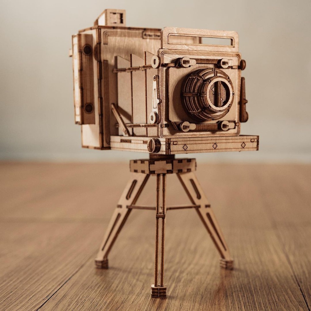 Mô Hình Gỗ 3D Lắp Ráp ROBOTIME Máy Chụp Ảnh Cổ Điển Vintage Camera ...