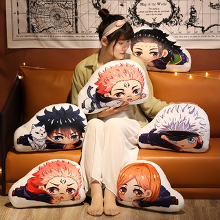 ST2 Jujutsu Kaisen Gối Búp Bê Sang Trọng Đồ Chơi Gojo Satoru Megumi Yuji Nobara Anime Đệm Trang Trí Nhà Quà Tặng TS2