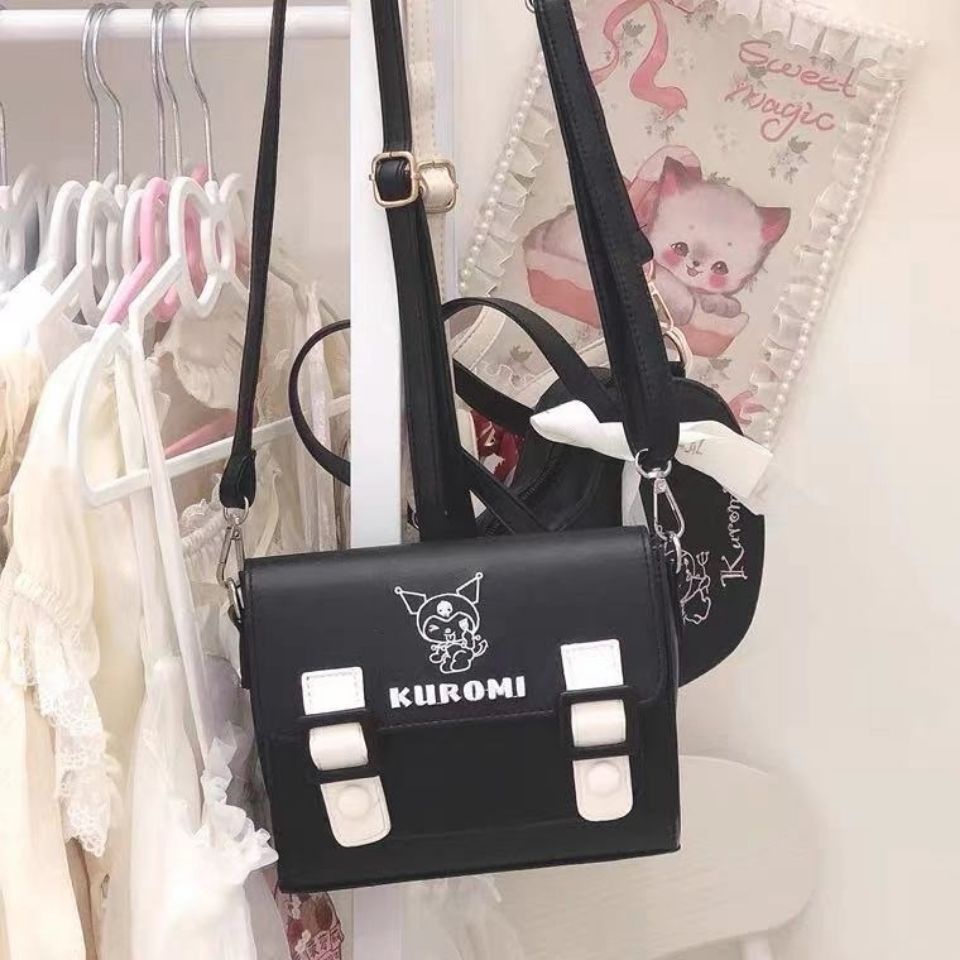 SANRIO Túi Đeo Chéo Thêu Họa Tiết Hoạt Hình Dễ Thương Cho Nữ