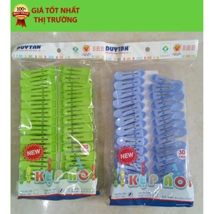 Kẹp quần áo Duy Tân Loại To 30 cái/ 1 vỉ, 20 cái/vỹ