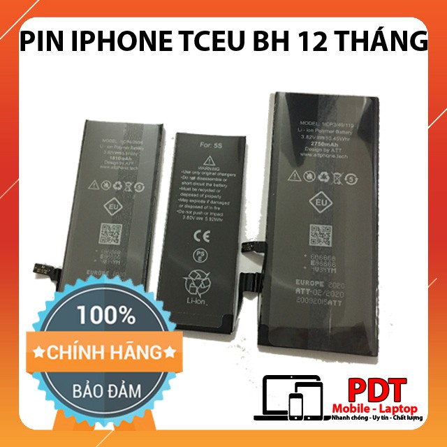 PIN IP4/4S/5/5S/6/6P/6S/6SP/7/7P/8/8P/X Dung lượng chuẩn | Shopee Việt Nam