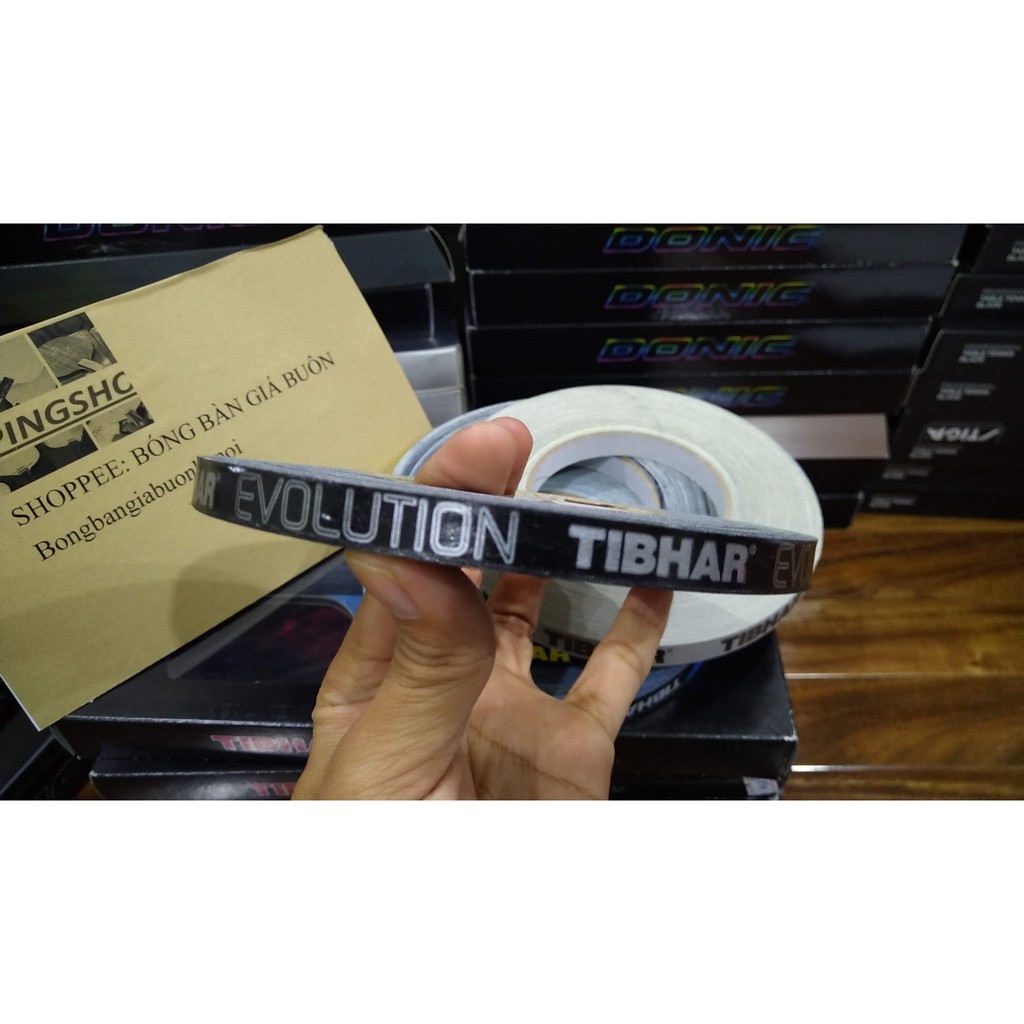 [Xỉ, lẻ, CTV] 1 mét viền vợt bóng bàn tibhar evolution 12mm chính hãng