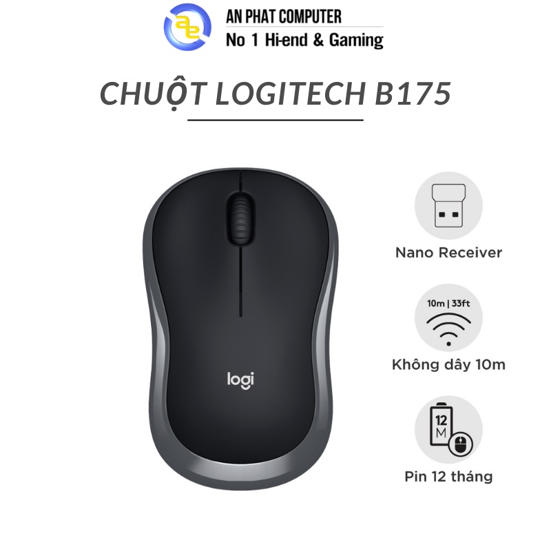 Chuột không dây Logitech B175