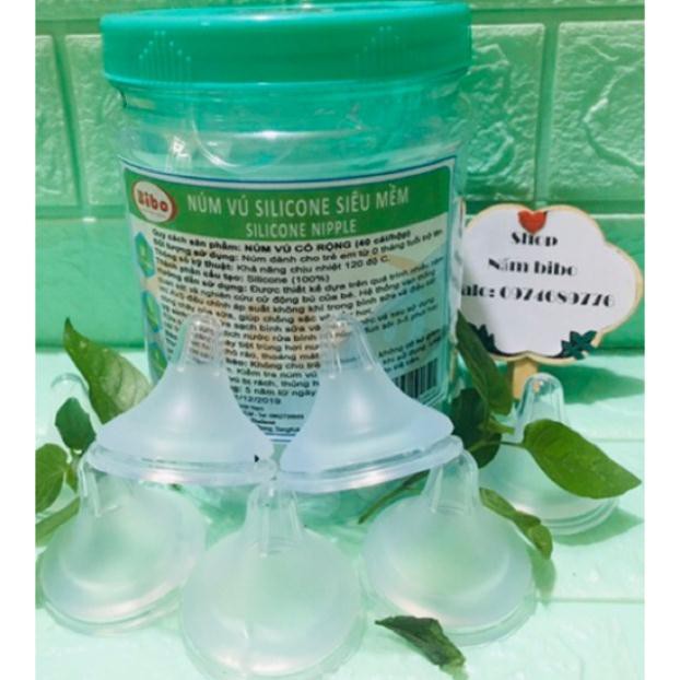 Núm ti siêu mềm sillicon cổ rộng Bibo | Shopee Việt Nam