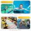 DARON Bể Bơi Mì Thể Thao Nước Linh Hoạt Woggle Mì Phao Đầy Màu Sắc Rỗng Bọt Phao