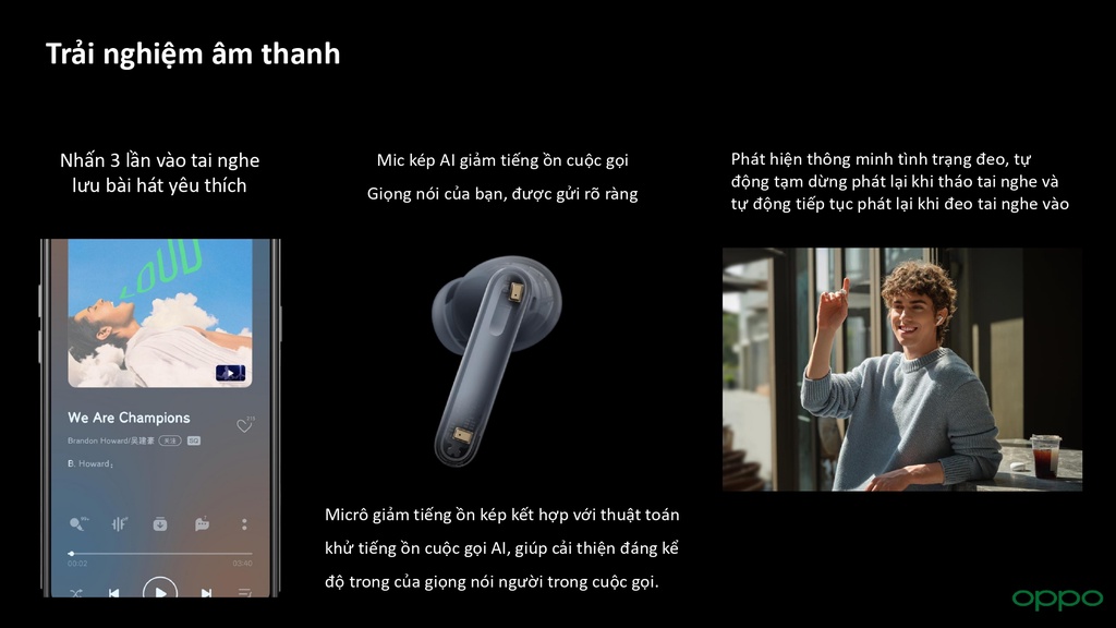 Mô tả Tai Nghe Bluetooth Không dây OPPO Enco Air 2 Pro | Hiệu Ứng Âm Thanh Enco Live | Chống ồn chủ động - Hàng chính hãng - 5