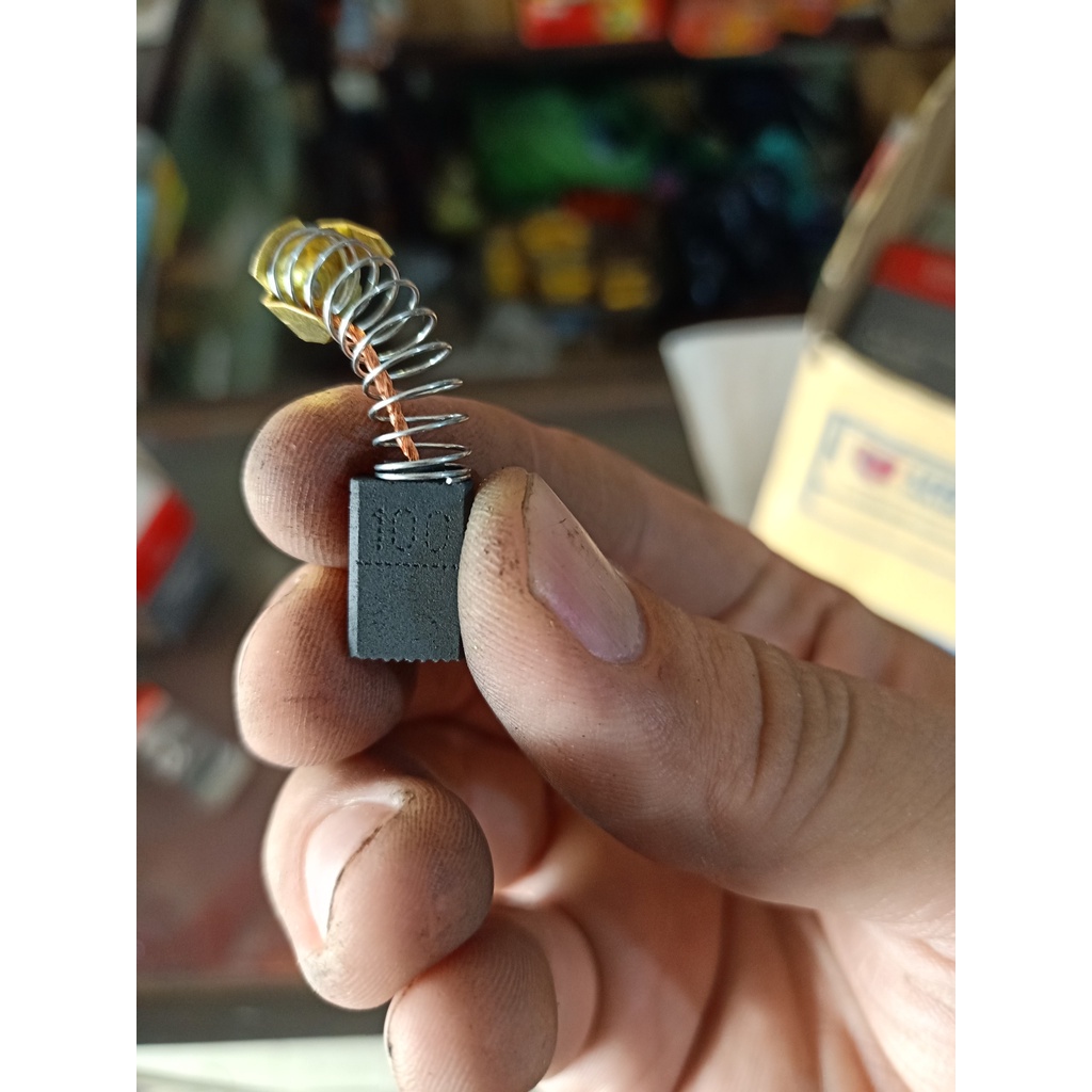 Escobillas De Carbón Para Taladro - 2 Unidades, Medidas 5x10x15 Mm, Para Motores Eléctricos Y Herramientas Rotativas