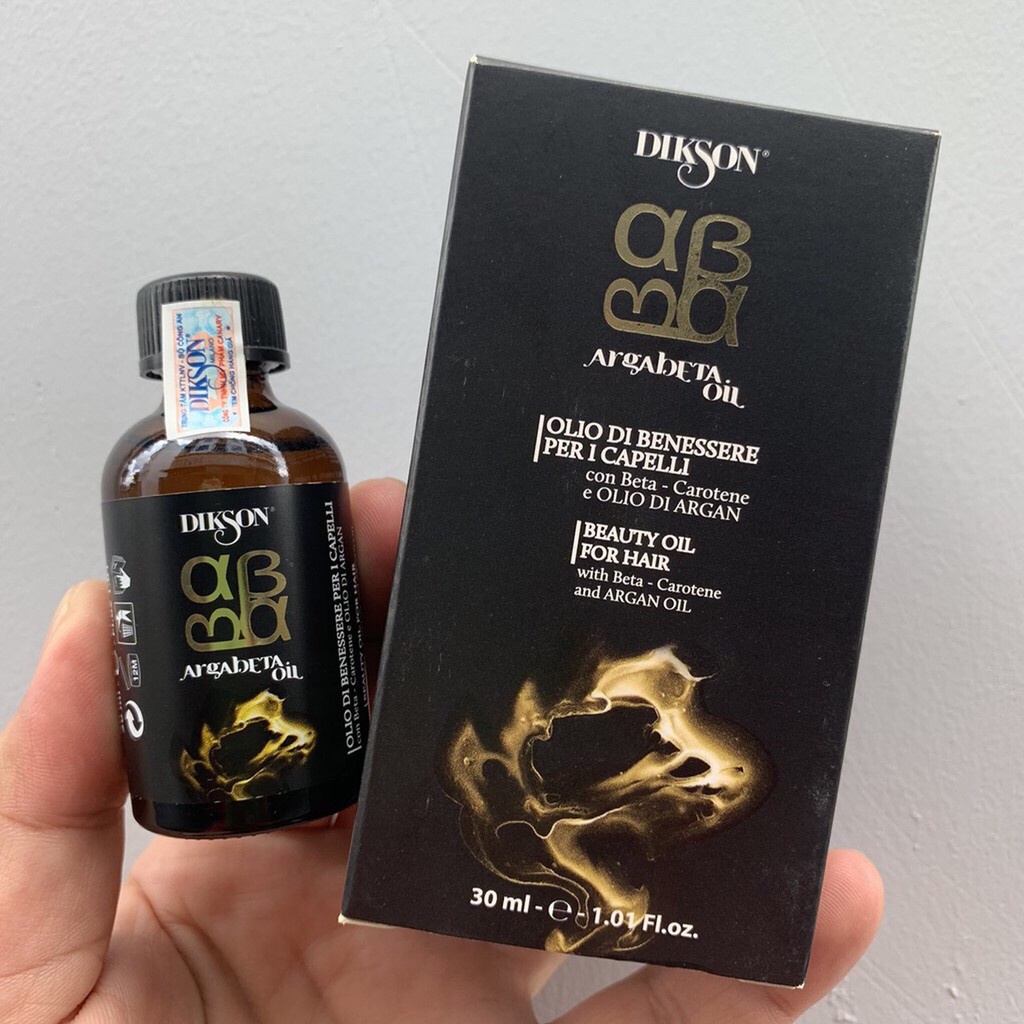 TINH DẦU ARGAN PHỤC HỒI TÓC DIKSON ARGABETA BEAUTY OIL DƯỠNG BÓNG, CHỐNG XƠ  RỐI 30ml ( New 2021 )