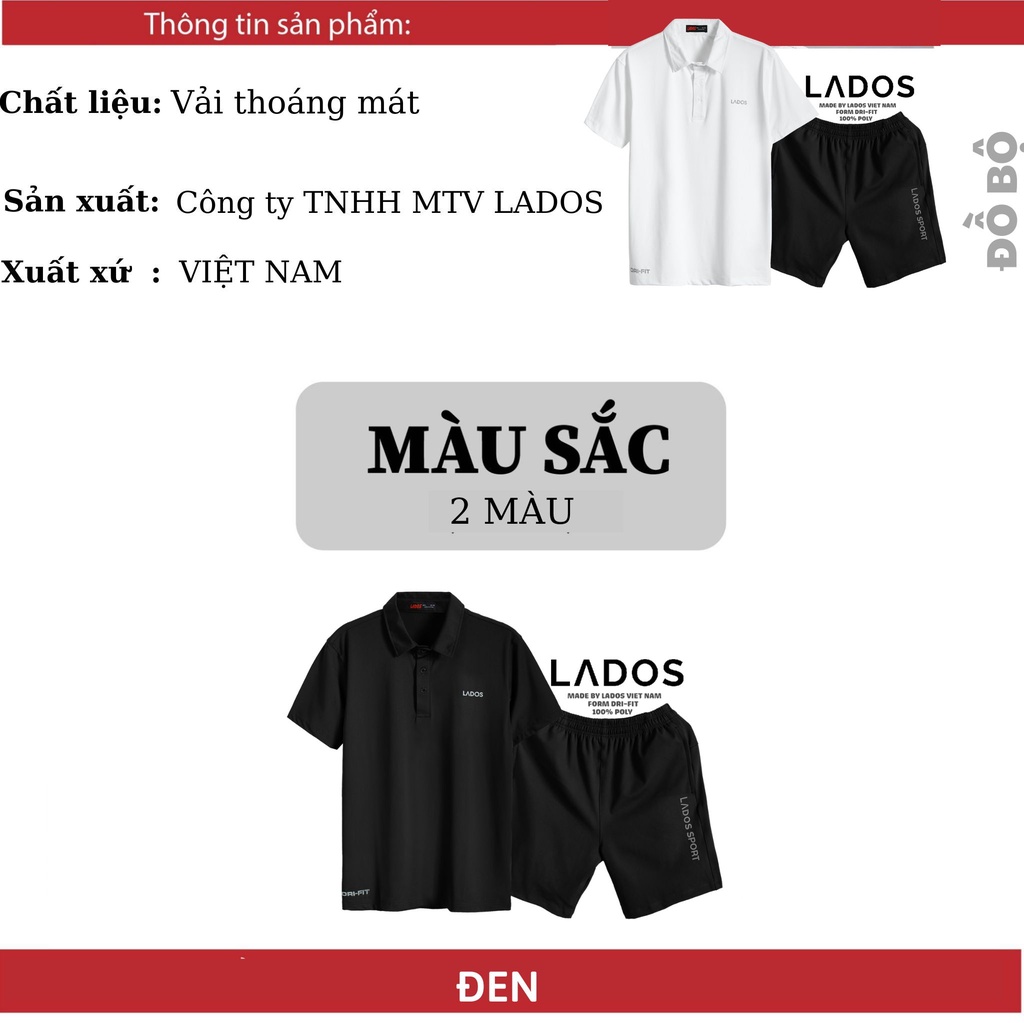 Mô tả Bộ quần áo thể thao nam đẹp cao cấp LADOS - 7003 vải co giãn, tập gym, chạy bộ phong cách, năng động - 3