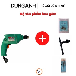 Máy khoan cầm tay Kim Khí Dung Anh, máy khoan bắn vít DCA - AJZ10A 300W chính hãng bảo hành 12 tháng