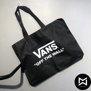 (????????????́???????? ????????̃????????) Túi Vải Tote Vans Cực Đẹp - Kích thước lớn đựng được nhiều đồ đạc