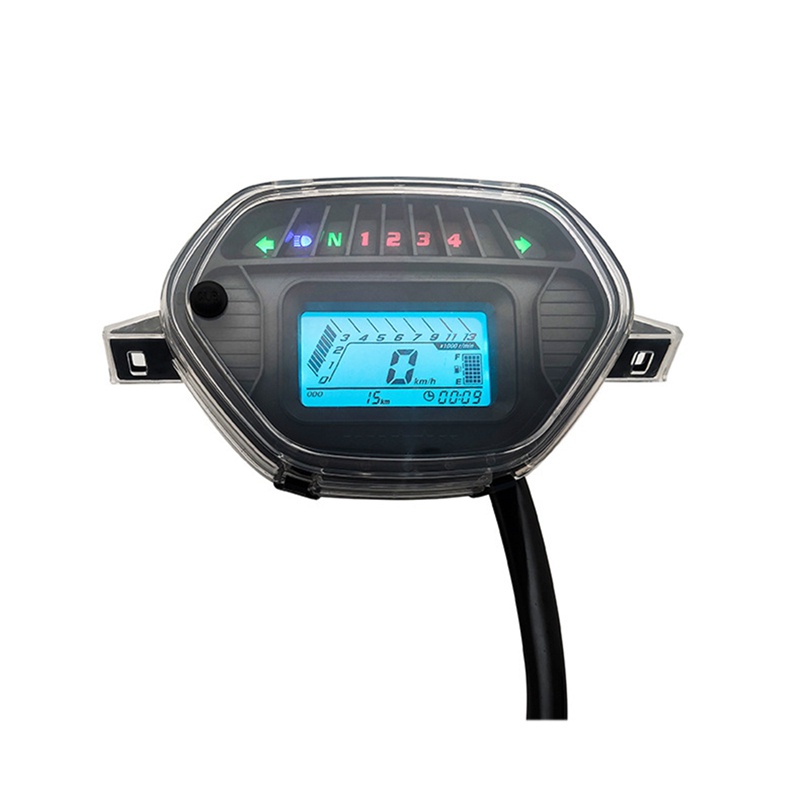 Máy đo kỹ thuật số PNP Máy đo tốc độ Alpha cho Honda Wave 100 Old / Ex5 Class / Wave Alpha 110 CX CD Đồng hồ tốc độ LCD