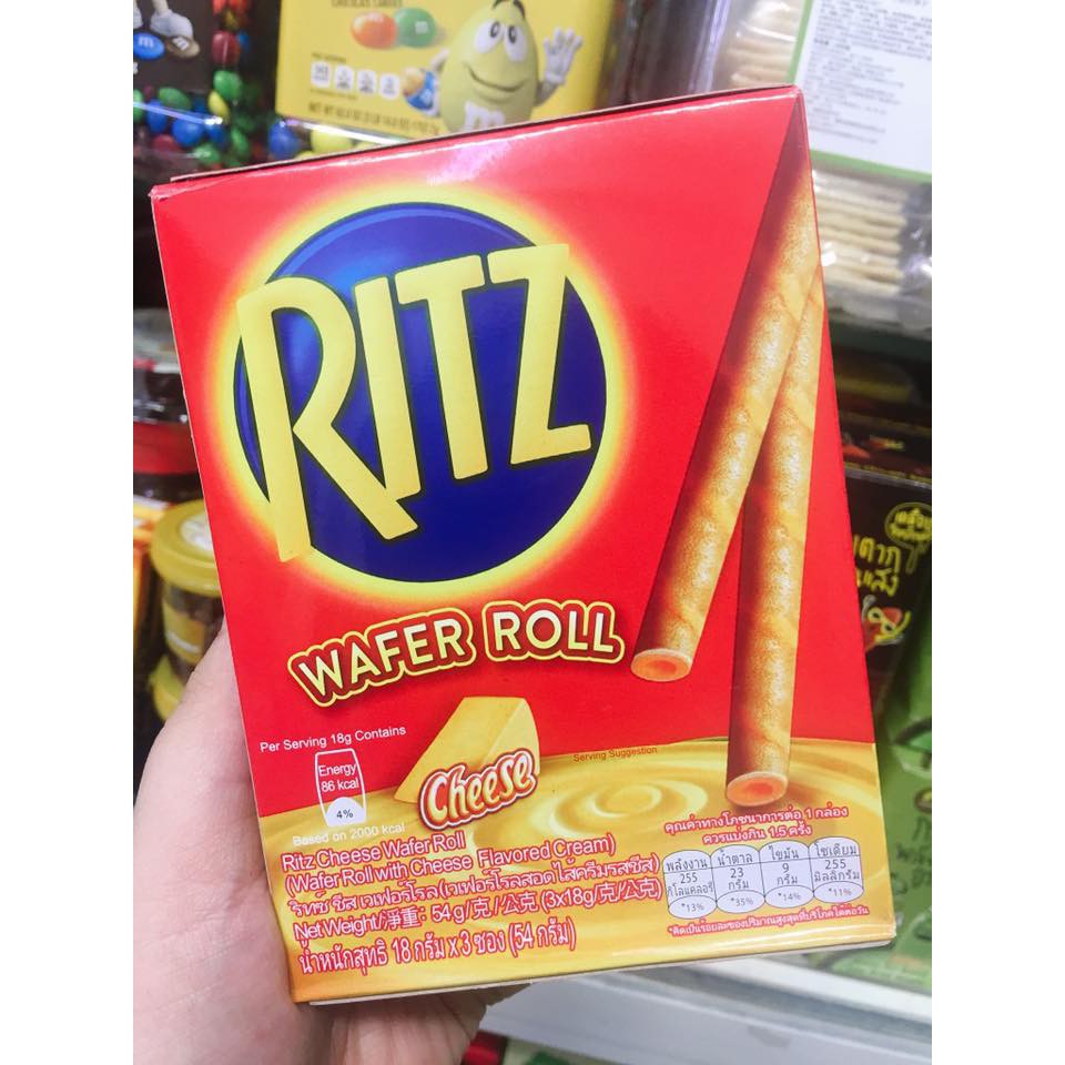 BÁNH RITZ CHEESE WAFER ROLL | Shopee Việt Nam