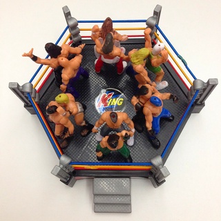 DIY Thực Tế Wrestler Xây Dựng Đấu Vật Playset Giả Vờ Chơi Đồ Chơi Giáo Dục