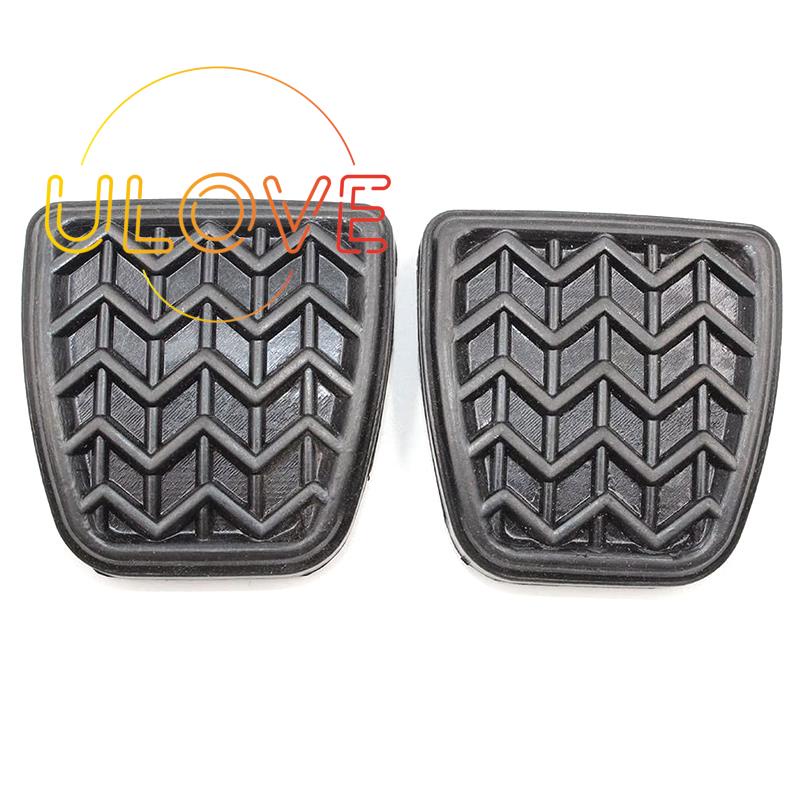 Set 2 vỏ bọc bàn đạp phanh bằng cao su chuyên dụng cho xe hơi Toyota Camry Hilux Vigo Kun