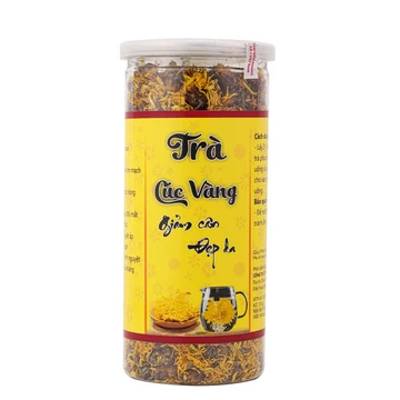 Trà hoa cúc vàng Tiến Vua hộp dài 150g chuyên dùng làm quà thờ biếu,trà hoa cúc mang lại giấc ngủ ngon và sâu hơn - TCD